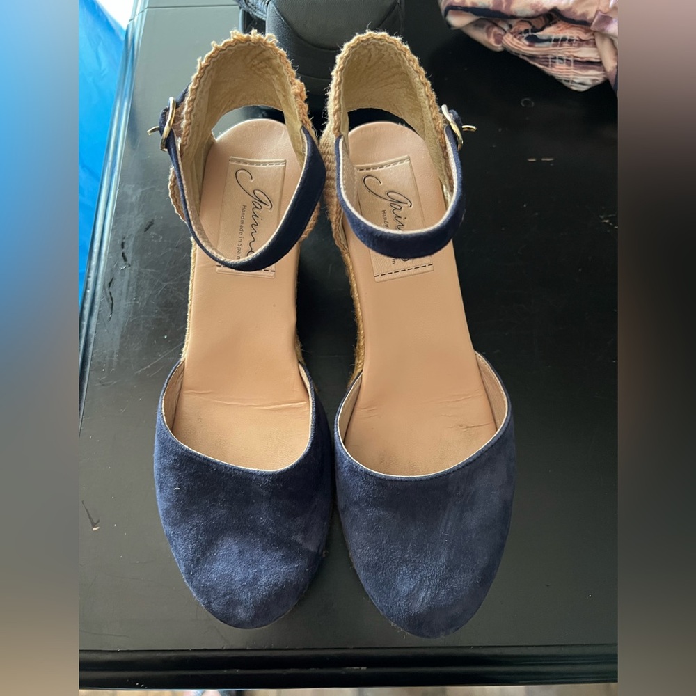 Gaimo Espadrilles size 39 (US 9) blue excellent condition - Picture 6 of 8